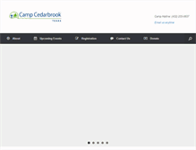 Tablet Screenshot of cedarbrooktexas.com